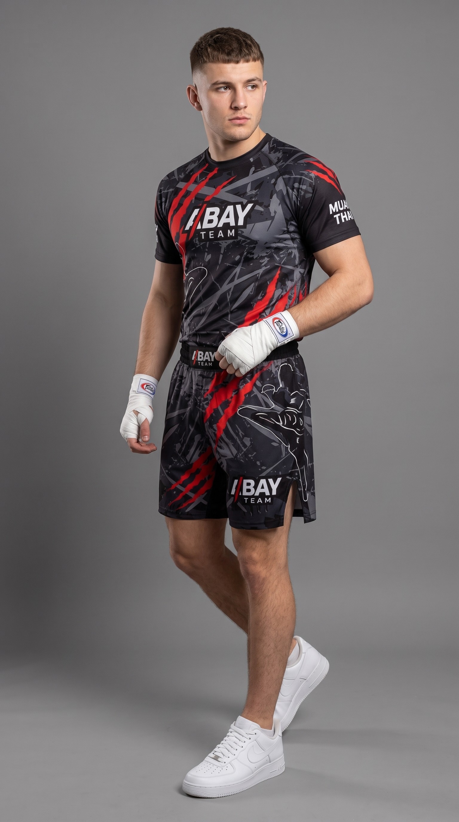 Форма ABAY TEAM, полный комплект: футболка и шорты